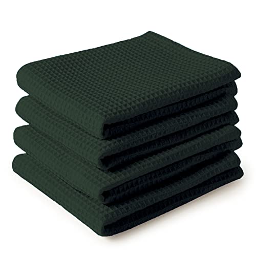 Encasa Homes Anti-Odour Waffle Kitchen Dish Towels, 28