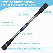 XIANNV 4 Pcs Spinning Cool Pens Stationery Set for Girls Boys Kids Teens Student Gift, Black Ink, （0.5 mm）