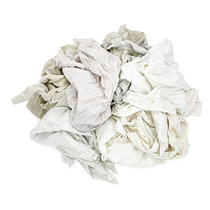 Pro-Clean Basics A99300 Select Quality Cleaning T-Shirt Cloth Rags, Lint Free, White, 3 lb Bag