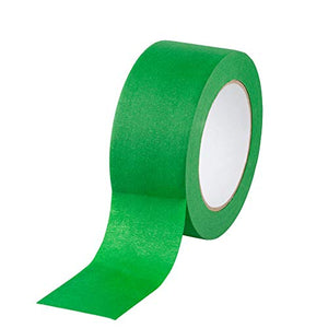 Lichamp 4 Pack Green Painters Tape 2 inch Wide, Medium Adhesive Green Masking Tape Bulk Multi Pack, 2 inch x 55 Yards x 4 Rolls (220 Total Yards)