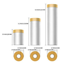 MyLifeUNIT Tape and Drape, Assorted Masking Paper for Automotive Painting Covering (66-Feet, 3 Sizes)
