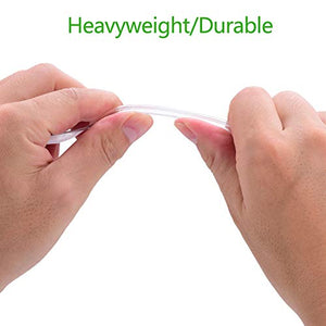 TashiBox [66 Sets Plastic Spoons] Disposable Clear Spoon, Heavyweight Cutlery