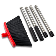 Broom Strongest 80% Heavier Duty - Outdoor Indoor Angle Broom with Extendable Broomstick for Sweeping - Easy Assembly & Durable, Great Use for Home Kitchen Room Office Lobby Floor