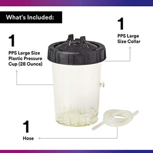 3M PPS (Original Series) 16124 PPS H/O Pressure Cup with Air Hose, Large, 28 oz, 1 Pack