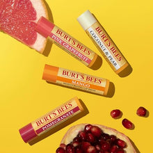 Burt's Bees Lip Balm Easter Basket Stuffers - Pink Grapefruit, Mango, Coconut & Pear, Pomegranate Pack, Lip Moisturizer With Beeswax, Tint-Free, Natural Conditioning Lip Treatment, 4 Tubes, 0.15 oz.