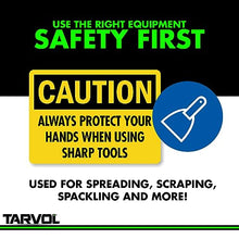 4" Putty Knife (HEAVY DUTY - FLEXIBLE STIFF BROAD KNIFE BLADE) Paint & Wall Scraper - Carbon Steel - Ergonomic Comfort Handle - Perfect for Spackle, Spreading Scraping Walls, Floors, Tile, More!