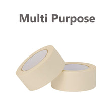 Lichamp Wide Masking Tape 2 inches, 6-Pack White Masking Tape Bulk Multi Pack, General Purpose & High Performance, 1.95 inches x 55 Yards x 6 Rolls (330 Total Yards)