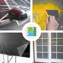 MyLifeUNIT Tape and Drape, Assorted Masking Paper for Automotive Painting Covering (66-Feet, 3 Sizes)