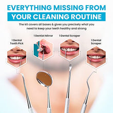 Dental Tools, Dental Pick for Teeth Cleaning - Dental tools to remove plaque and tartar - Dentist Instrument Set for Teeth Cleaning - Stainless Steel Scraper and Mouth Mirror for Calculus (Aqua)