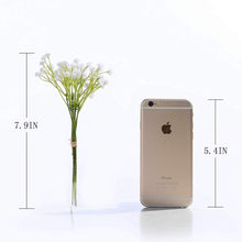 Veryhome 10PCS 30 Bunches White Babys Breath Flowers Artificial White Fake Flowers Gypsophila DIY Floral Bouquets Arrangement Wedding Home Decor（VASE NOT Included）