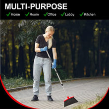 Broom Strongest 80% Heavier Duty - Outdoor Indoor Angle Broom with Extendable Broomstick for Sweeping - Easy Assembly & Durable, Great Use for Home Kitchen Room Office Lobby Floor
