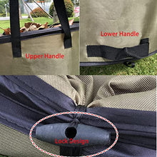 CDLXSH Pop-Up Trash Can/Recycle Bin, Car Garbage Can ,Reusable Outdoor Trash Garden Yard Trash Bag Foldable Camping Recycling Bin (Green10gallons)