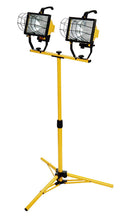 Woods L13 Twin Head Work Light, Adjustable Tripod Up To 42 Inches Tall, 16,000 Lumen, 4-Foot 18/3 Cord, Cord Storage Bracket, Weather Proof Power Switch Per Lamp For Individual Control (Includes 2 500-watt Quartz Halogen Bulbs) - Grace on Broadway 