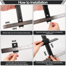 Cabinet Hardware Jig, Aluminum Alloy Pull Template with Adjustable of Door and Drawer Knobs Installation, Drill Guide Sleeve Drawer Pull Jig for Handles and Pulls