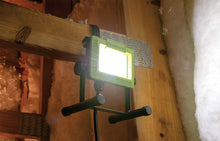 PowerSmith PWL110S 1080 Lumen LED Weatherproof Tiltable Portable Work Light with Large Adjustable Metal Hook, 360° Tilt, Metal Stand, Impact-Resistant Glass Lens, and 5' Power Cord , Green