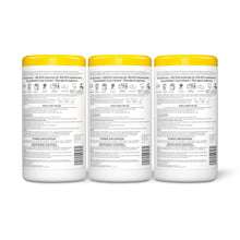 Amazon Basics Disinfecting Wipes, Lemon Scent, for Sanitizing, Cleaning & Deodorizing, 255 Count (3 Packs of 85) (Previously Solimo)