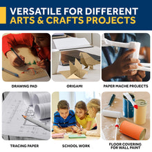Bryco Goods 18" x 1,200" Brown Kraft Packing Paper - Versatile for Different Arts and Crafts Projects - Pin Up Your Work Or School Notes - Create Vision Board for Your Bedroom - Everything in A Roll