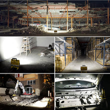 Olafus 50W LED Work Light, 5000LM, 2 Brightness Modes, IP65 Waterproof, Adjustable Stand, for Construction, Garage, Workshop