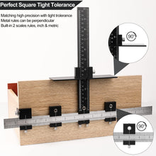 Cabinet Hardware Jig, Aluminum Alloy Pull Template with Adjustable of Door and Drawer Knobs Installation, Drill Guide Sleeve Drawer Pull Jig for Handles and Pulls