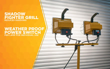 Woods L13 Twin Head Work Light, Adjustable Tripod Up To 42 Inches Tall, 16,000 Lumen, 4-Foot 18/3 Cord, Cord Storage Bracket, Weather Proof Power Switch Per Lamp For Individual Control (Includes 2 500-watt Quartz Halogen Bulbs) - Grace on Broadway 